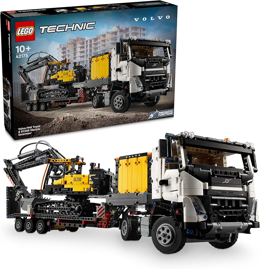 LEGO 42175 Technic Volvo FMX LKW mit EC230 Electric Raupenbagger