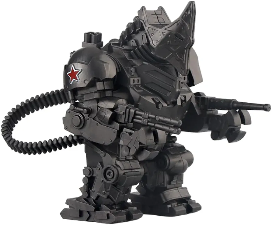 Battle-Ready Black Rhino Sci-Fi Future Armored Building Blocks Toys - Premium Heavy Armor Set for Enthusiasts and Collectors,Compatible with Major Brand