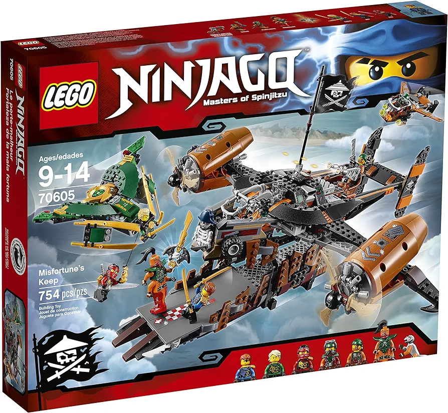 LEGO Ninjago Misfortune's Keep 70605 Building Kit (754 Piece)