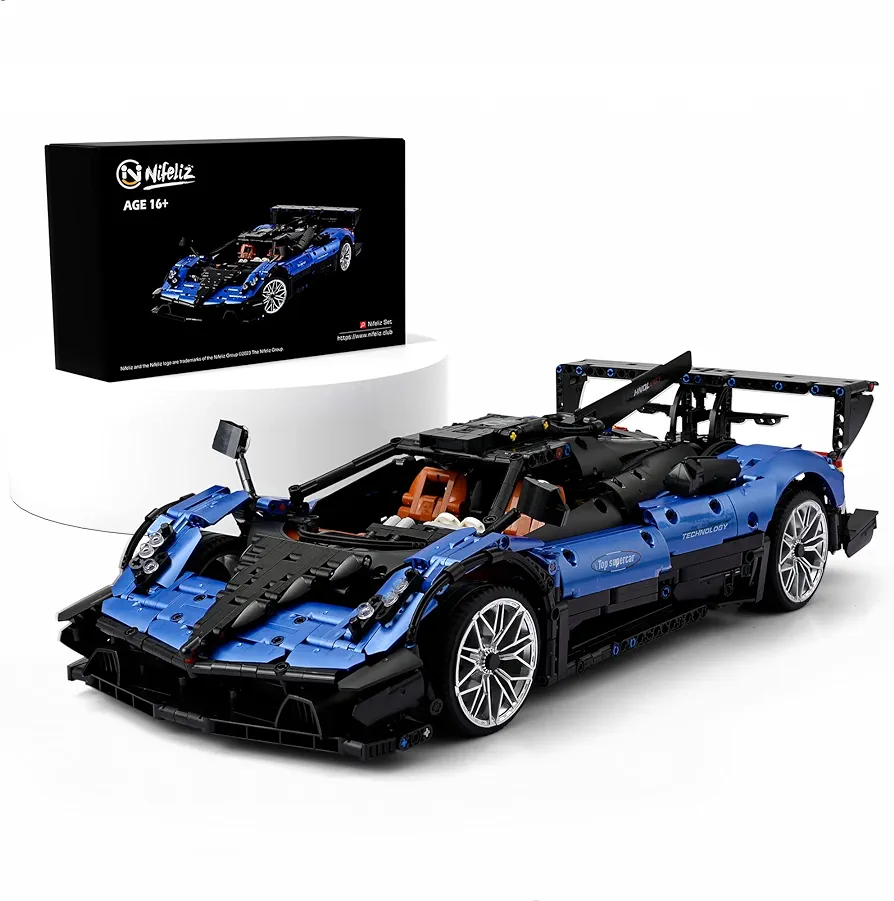 Nifeliz Pagemi ZR, Iconic Sports Car Building Model Toy, Collectible Race Car Display Set for Adult Gift Giving (2,289 Pieces)