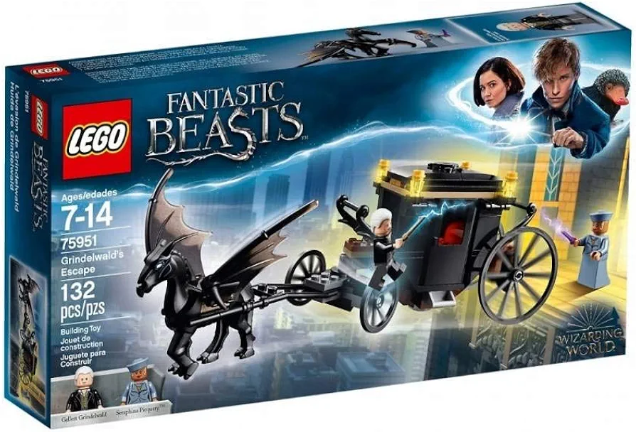 LEGO Fantastic Beasts: The Crimes of Grindelwald - Grindelwald’s Escape 75951 Building Kit (132 Pieces)