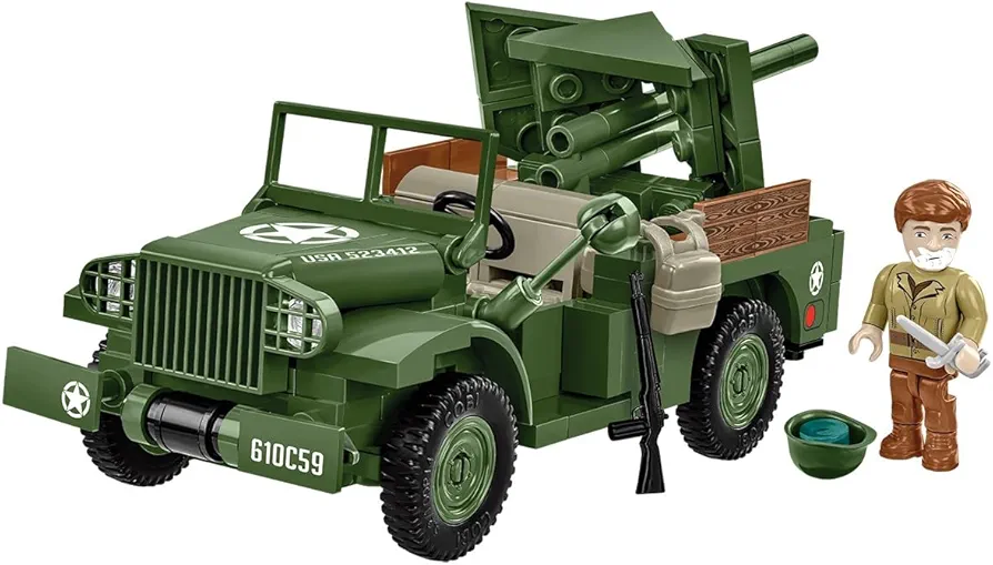 COBI Historical Collection WWII 37mm GMC M6 FARGO Armored Vehicle