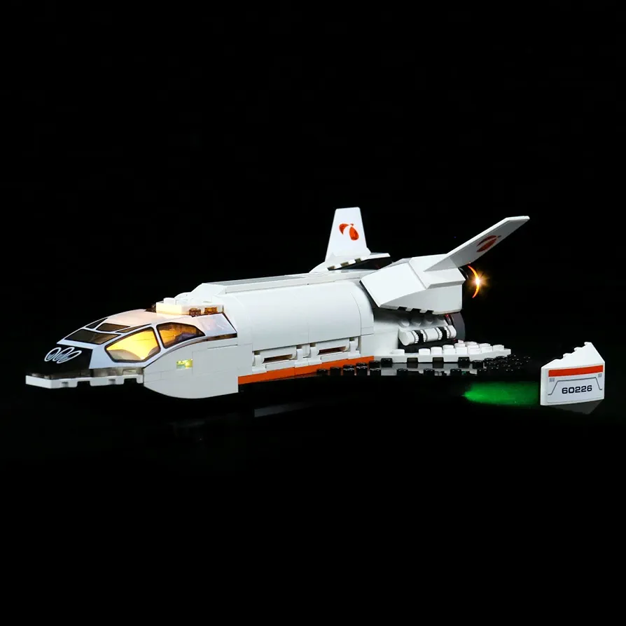 Bourvill LED Lights Kit for Lego Mars Research Shuttle - Lights Set Compatible with Lego Building Block - (Lights Kit without Model) (60226)