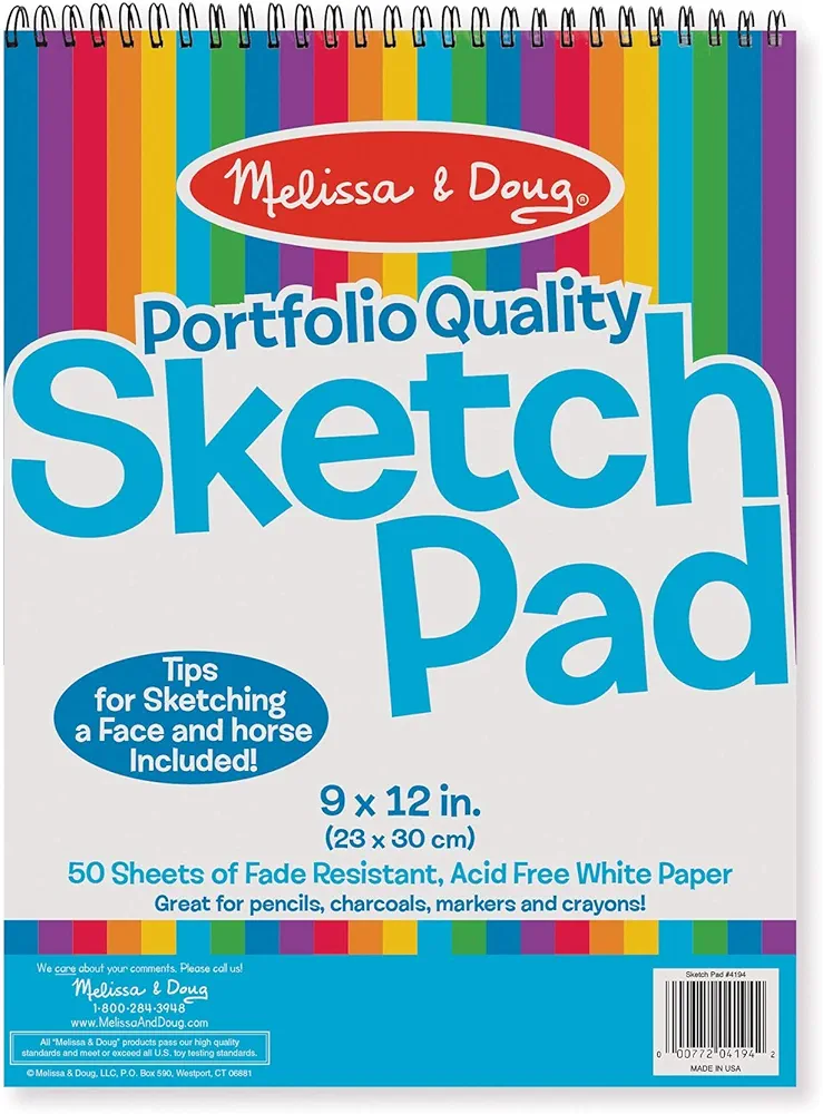 Melissa & Doug Sketch Pad (9"x12")