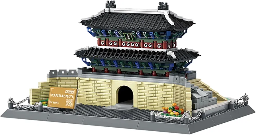 Oichy Namdaemun Building Blocks Set, World Famous Architecture Model Kits Collection Toy Building Sets for Adults and Kids(900 PCS)