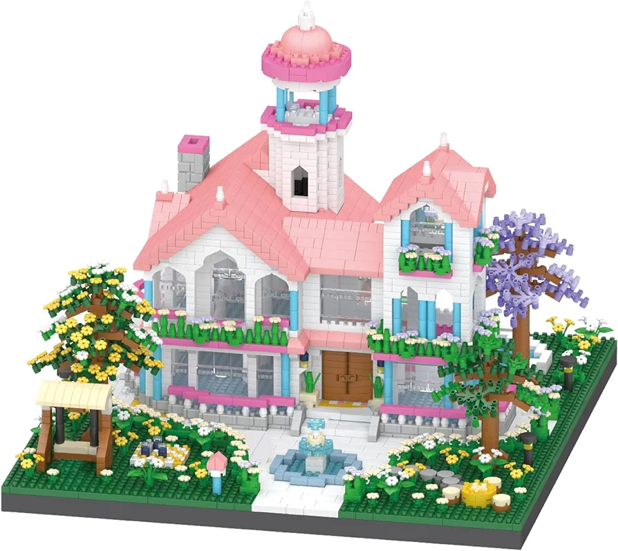 XIU Flower House Building Set for Adults, (4080pcs) Flower House Building Kits for Girls 14+,Creative Gift Toys for Women