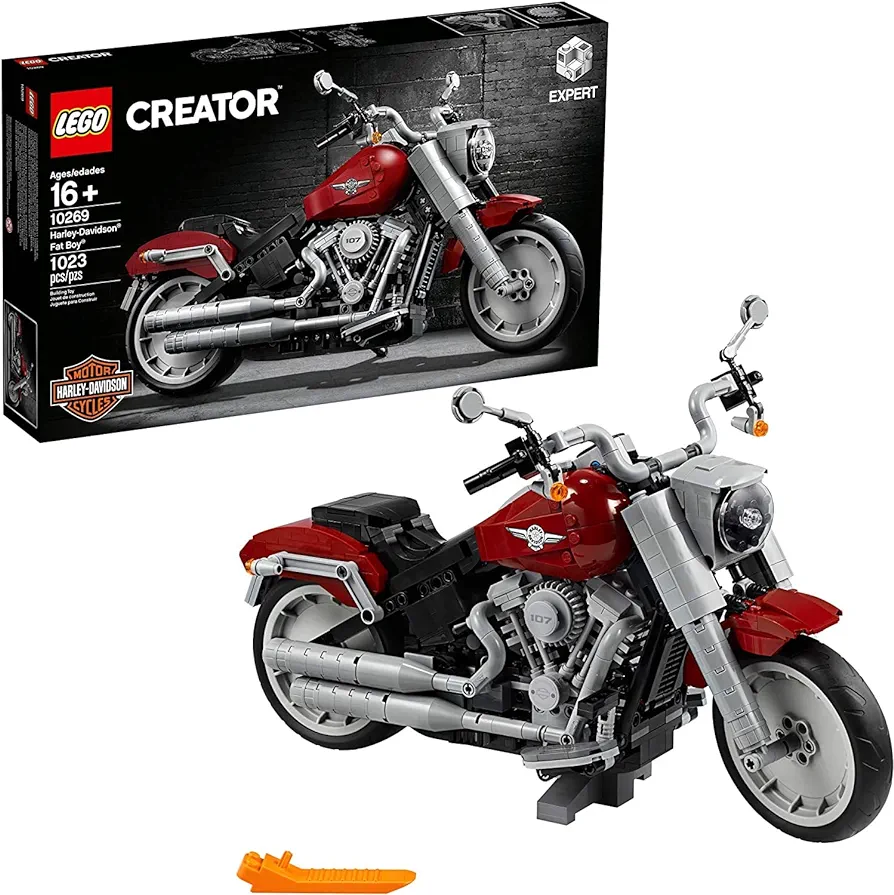 LEGO Creator Expert Harley-Davidson Fat Boy 10269 Building Kit (1,023 Pieces)