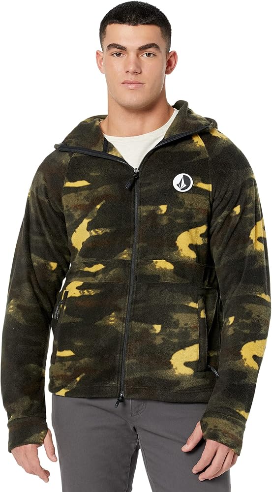 Volcom Men's V-Science Zip Hooded Snowboard Fleece Sweatshirt