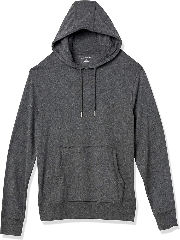 Amazon Essentials Men's Lightweight Jersey Pullover Hoodie