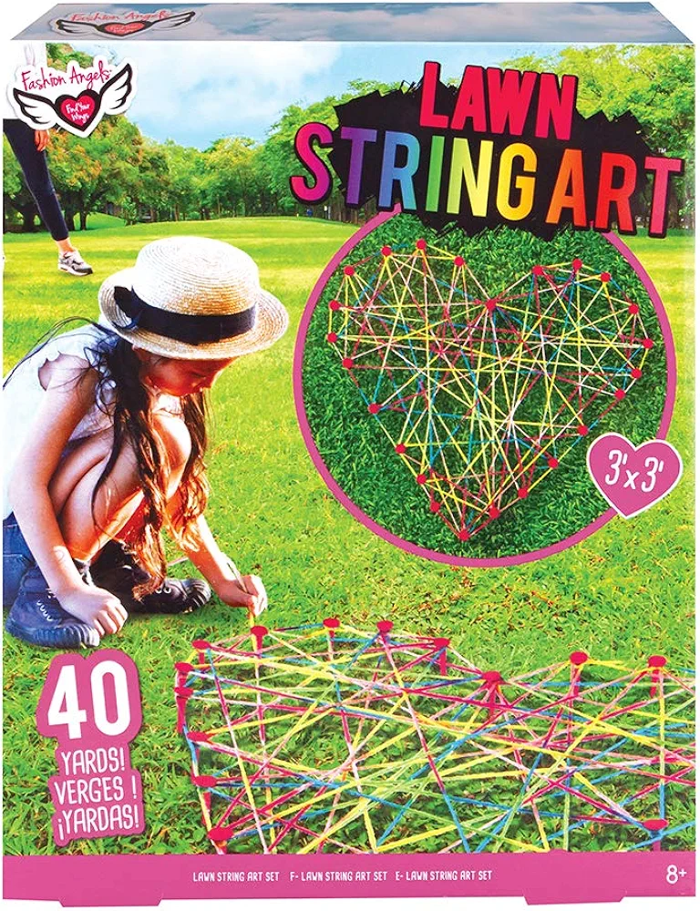 Fashion Angels Lawn String Art Kit (12297) Outdoor Activity for Kids Ages 8 and up