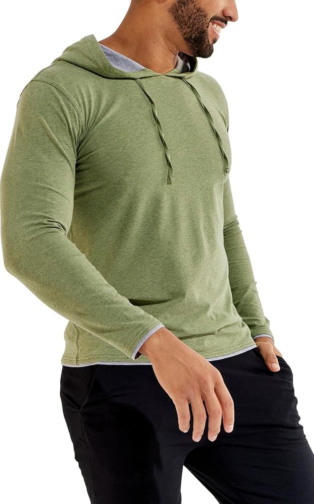 Coolibar UPF 50+ Men's Oasis Pullover Hoodie - Sun Protective