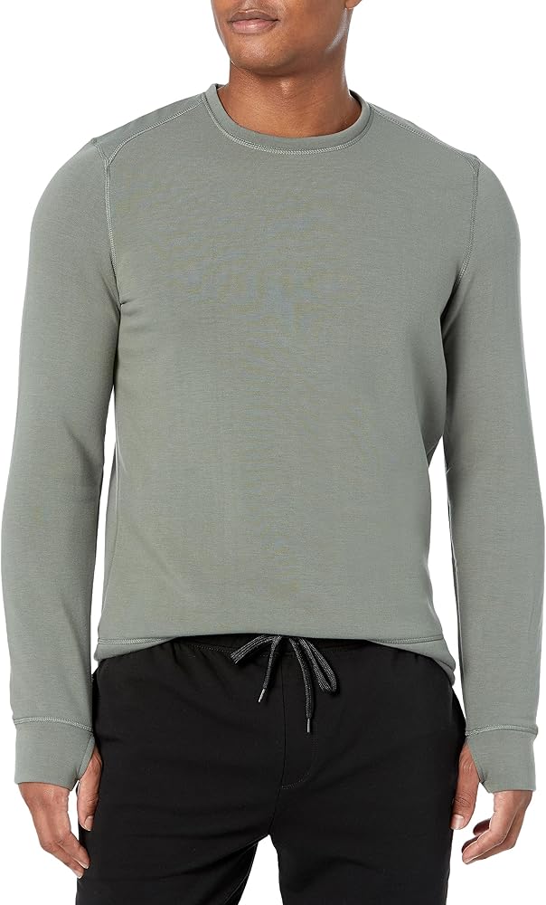 Jockey Men's Cozy Fleece Pullover Sweatshirt Agave Green