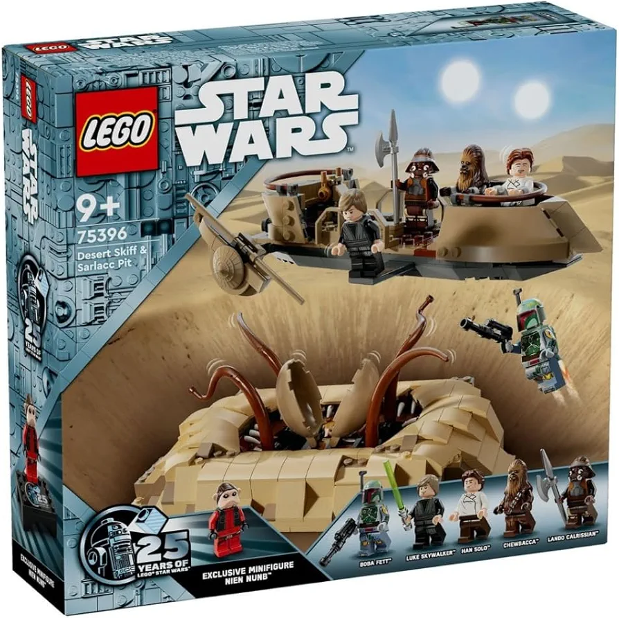 LEGO 75396 Star Wars: Die Rückkehr der JediRitter WüstenSkiff und SarlaccGrube,