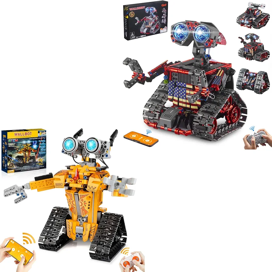 Sillbird Technic Robot Building Kit for Kids 6-12, 4in1 Remote APP Controlled Educational STEM Toys Stunt Racer Coding Robotic Set Creative Gifts for Boys Girls, New 2024 (560 Pieces)