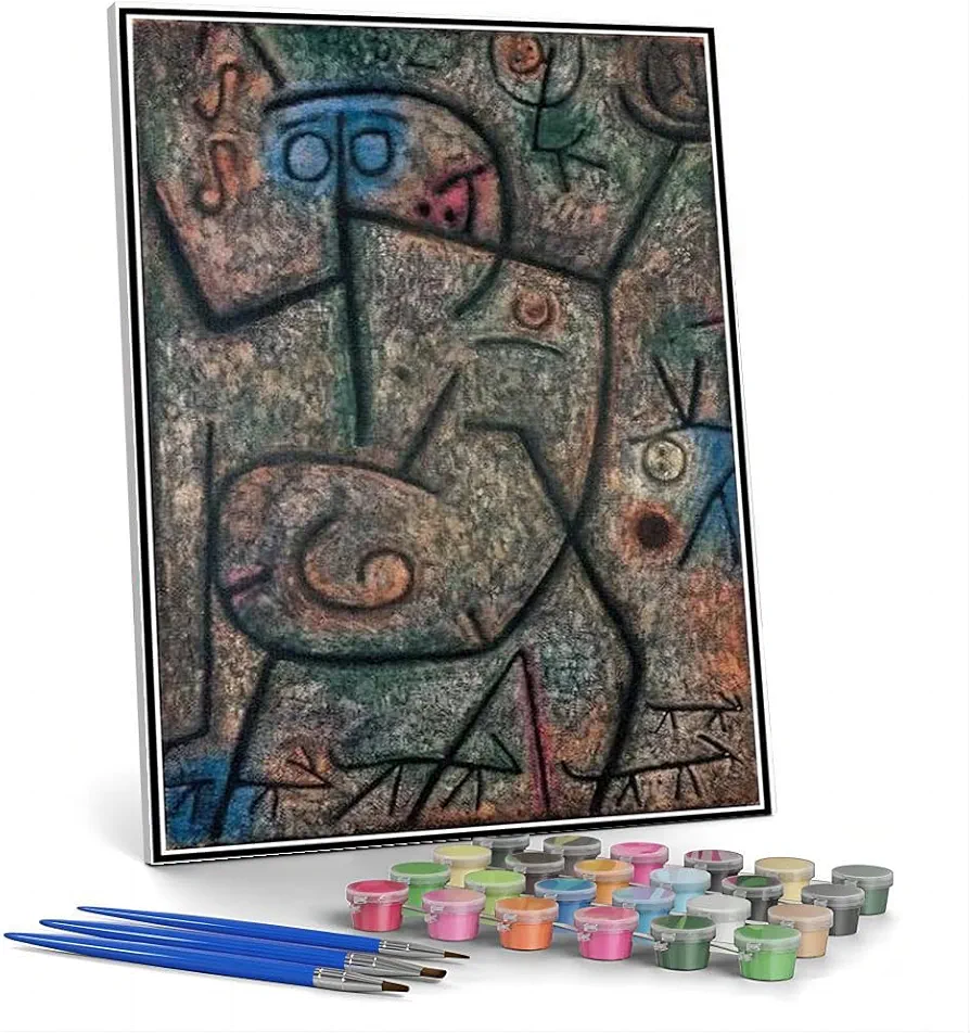 DIY Painting Kits for Adults The Rumors Painting by Paul Klee Arts Craft for Home Wall Decor