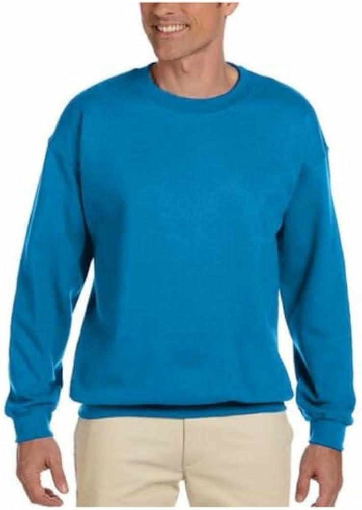 Gildan Men's Fleece HeavyBlend Crewneck Sweatshirt, (G1800). Sapphire