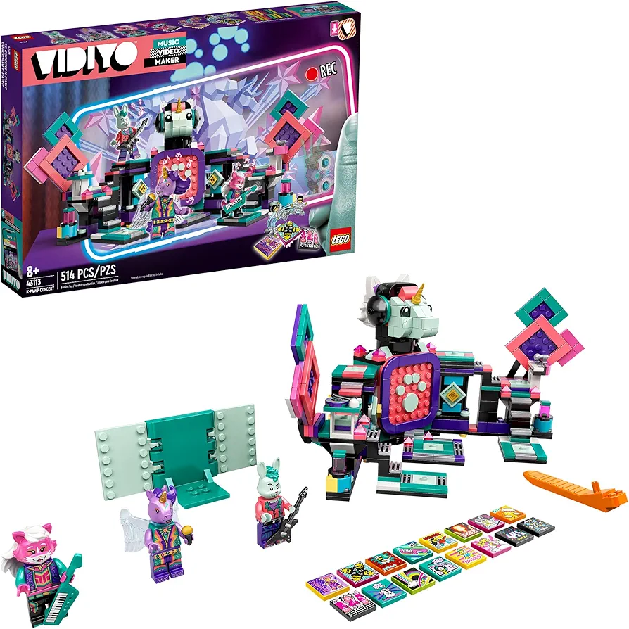 LEGO VIDIYO K-Pawp Concert 43113 Building Kit Toy; Inspire Kids to Direct and Star in Their Own Music Videos; New 2021 (514 Pieces)