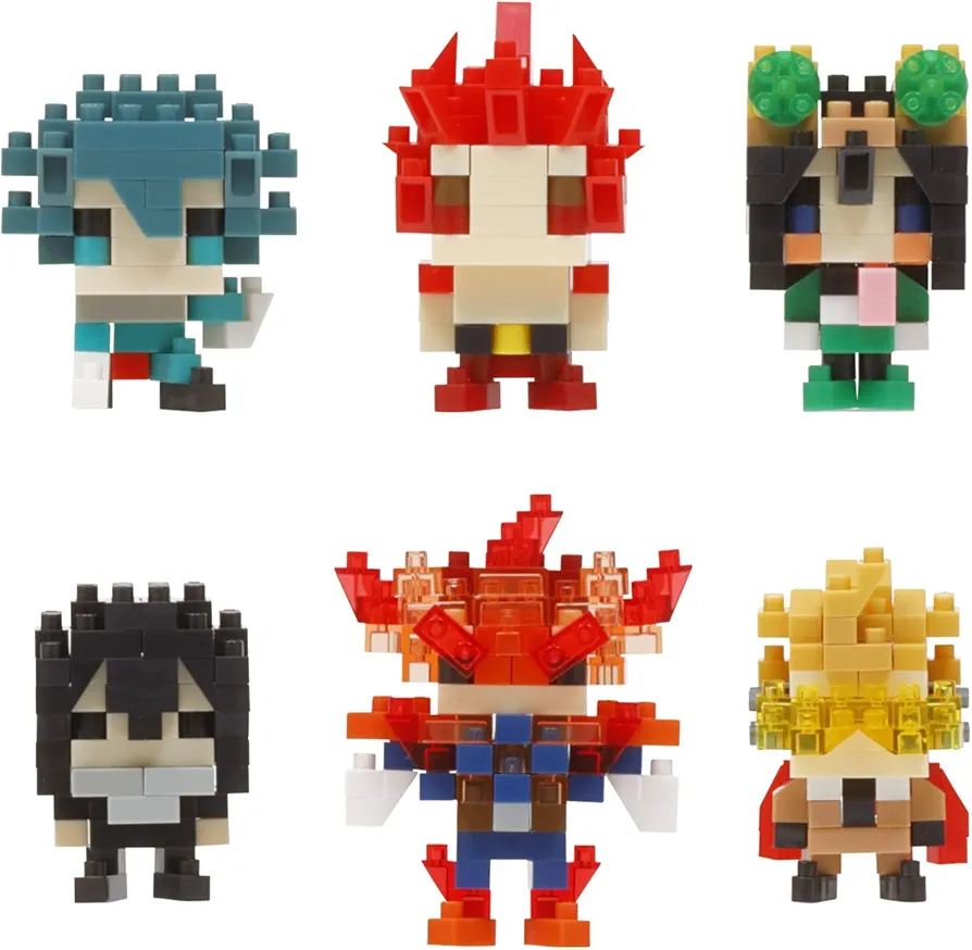 nanoblock - My Hero Academia Vol. 2 (Blind Box Complete Set), mininano Series Building Kit