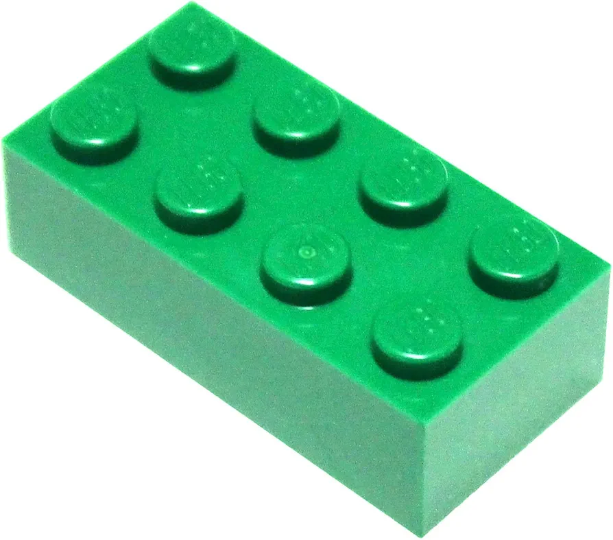 LEGO Parts and Pieces: Green 2x4 Brick x20