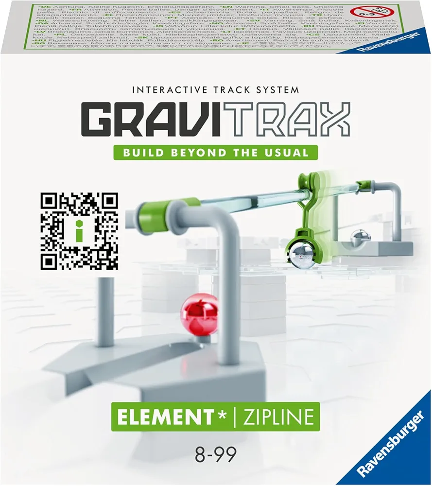 Ravensburger GraviTrax: Zipline| Encourages Experimentation and Creativity | Compatible with all GraviTrax Systems | Gift for Kids Ages 8+