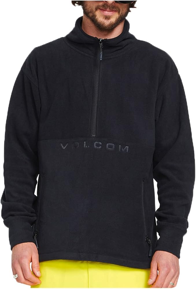 Volcom Men's V-Science 1/2 Zip Mock Neck Snowboard Fleece Sweatshirt