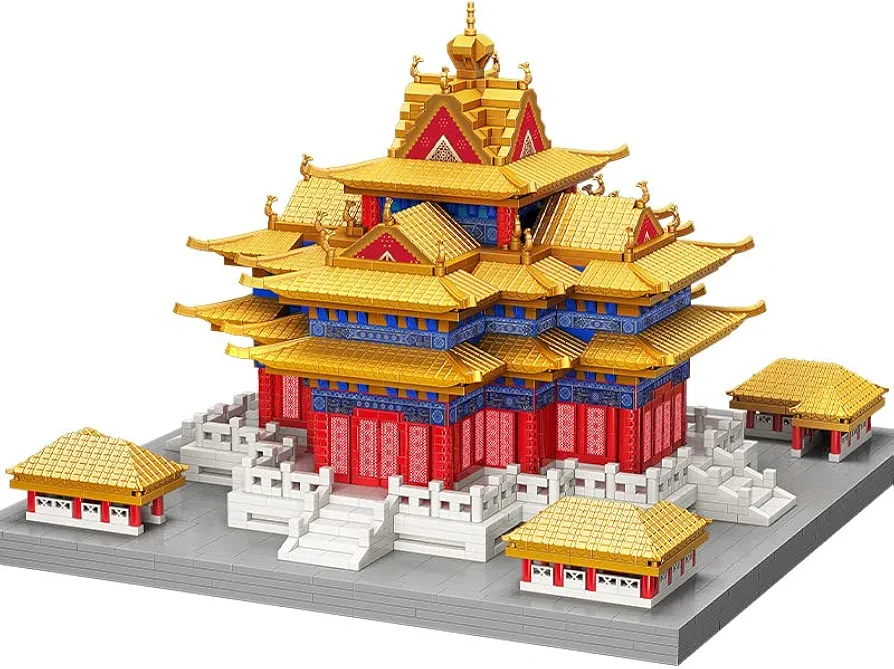 GEYANG Chinese Architecture of Turret Micro Building Blocks Set, Creative Building Toys Model Set Gifts for Adults and Teens, Collection Model Micro Mini Blocks Building Sets Toy (4601PCS)…