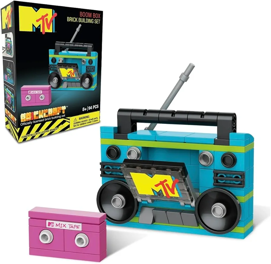 MTV Boom Box Brick Building Set