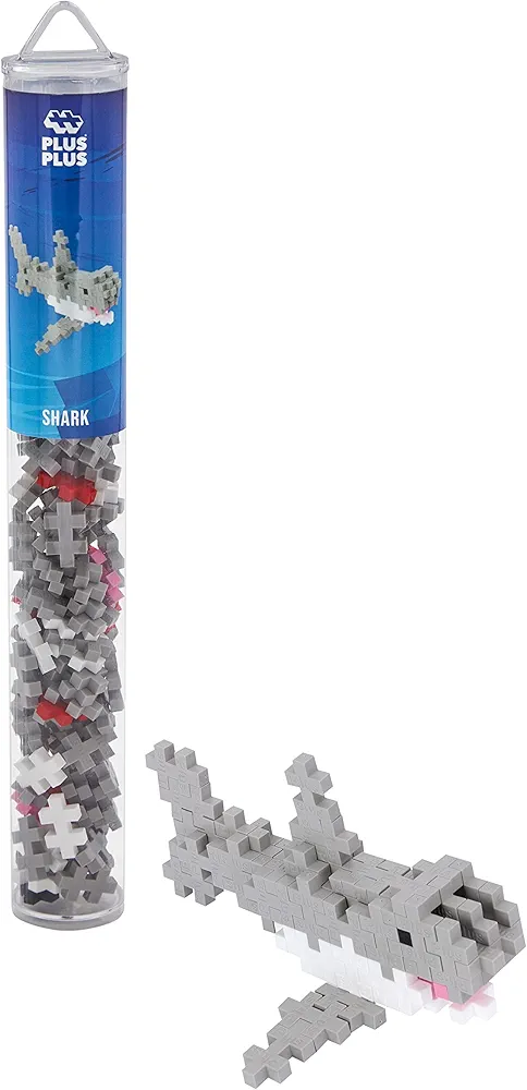 Plus-Plus 300.4240 Shark Themed Building Bricks, Various