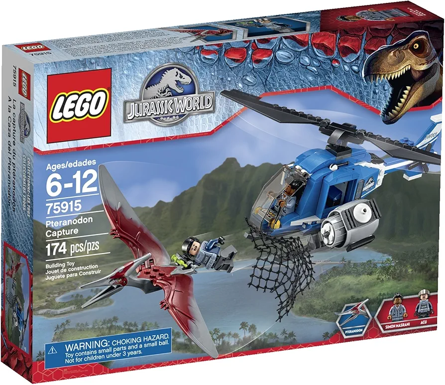 LEGO Jurassic World Pteranodon Capture 75915 Building Kit