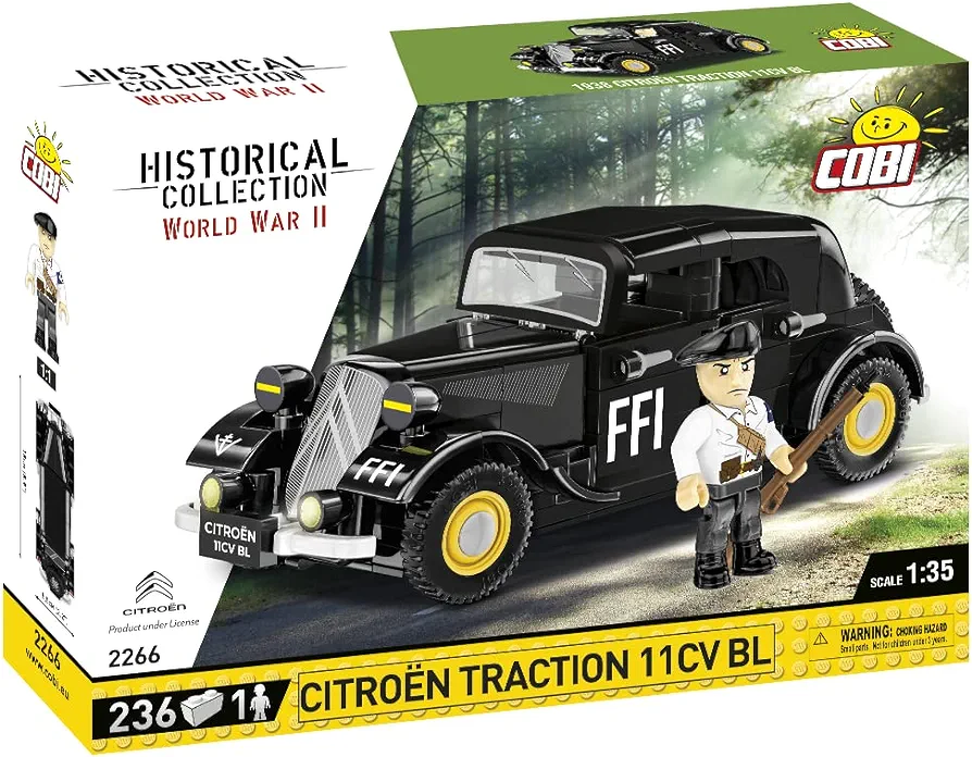 COBI Historical Collection: World War II Citroen Traction 11CV BL Vehicle