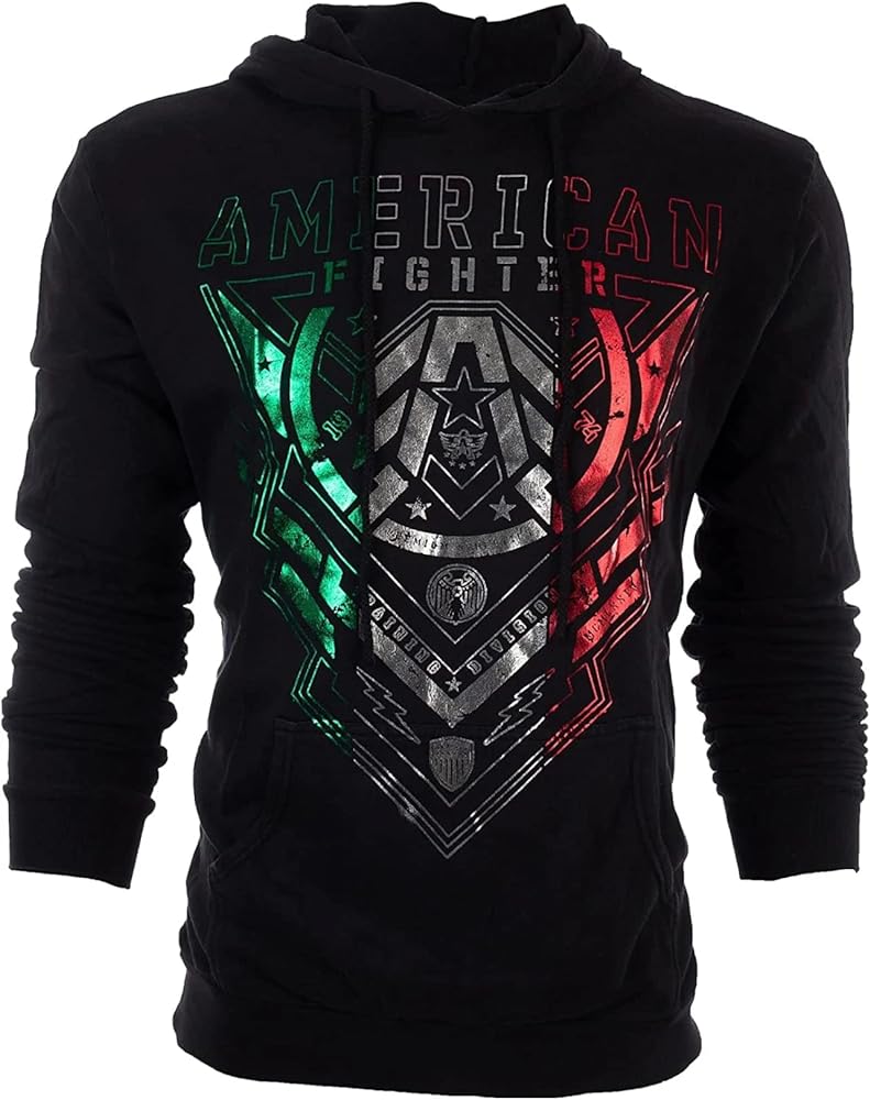 American Fighter Men's Hoodie KENDLETON Heavyweight Black