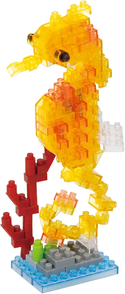 nanoblock - Sea Friends - Seahorse, Collection Series Building Kit