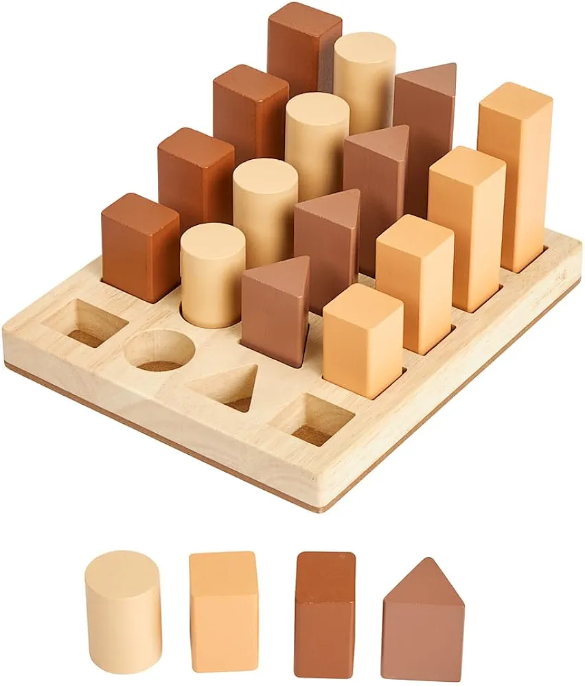 Excellerations Natural Shape Sequence Blocks - Set of 21