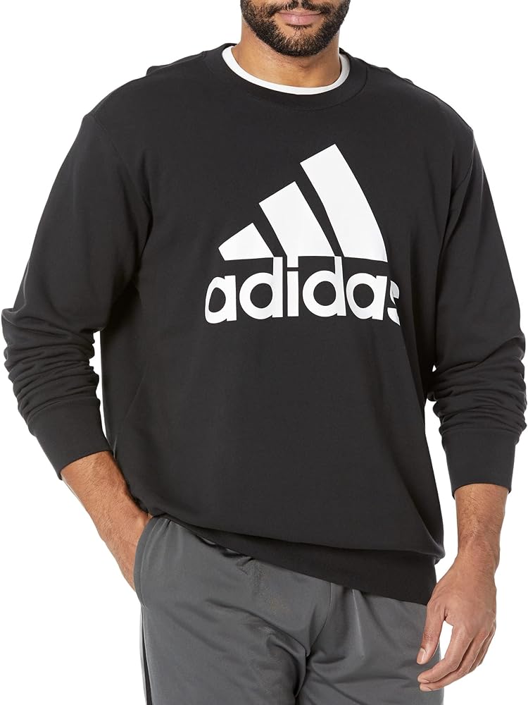 adidas Men's Essentials French Terry Big Logo Sweatshirt