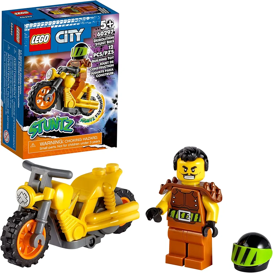 LEGO City Demolition Stunt Bike 60297 Building Kit (12 Pieces)