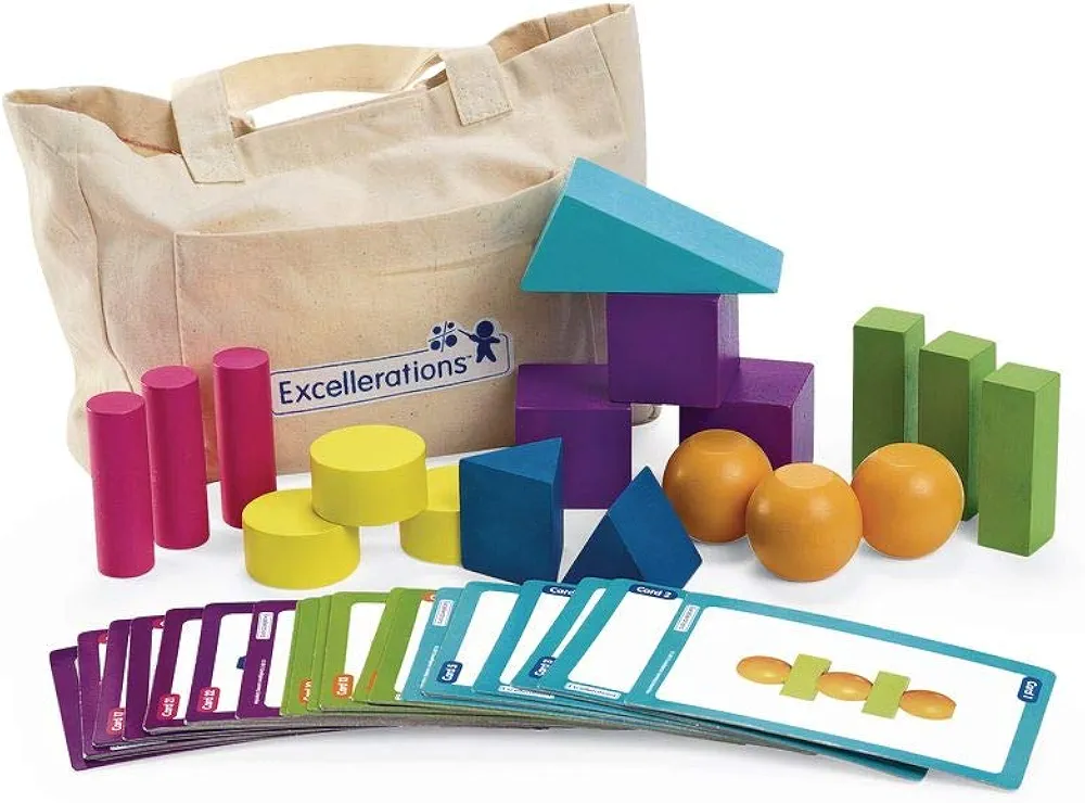 Excellerations Engineered to Build Blocks - 44 Pieces (Item # NERDBLK)