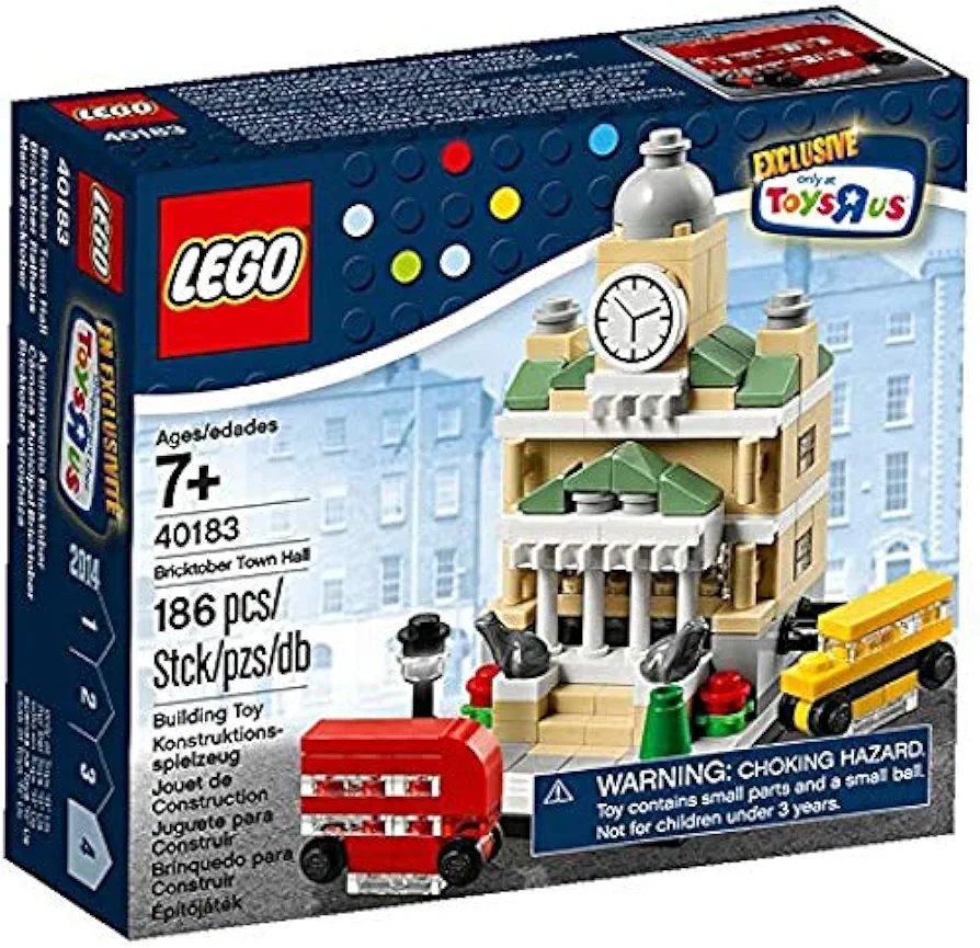 Lego, Exclusive 2014 Bricktober Set, Town Hall #4/4 (40183)