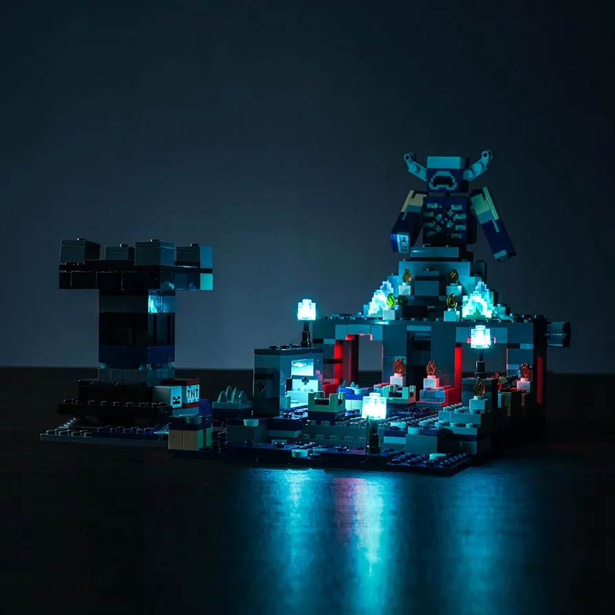 Lighting for Lego The Deep Dark Battle 21246, Light Kit Compatible with Lego 21246, Giving Light to Lego, NOT Included The Model Set Toys(Customized Version)