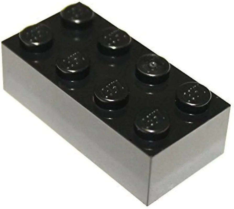 LEGO Parts and Pieces: Black 2x4 Brick x20