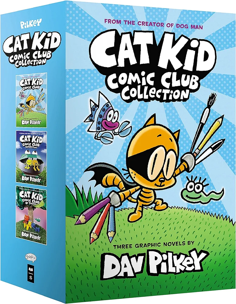 The Cat Kid Comic Club Collection: From the Creator of Dog Man (Cat Kid Comic Club #1-3 Boxed Set)