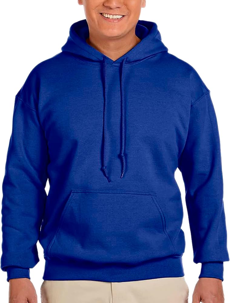 Gildan Mens Heavy Blend Hooded Sweatshirt Royal Blue