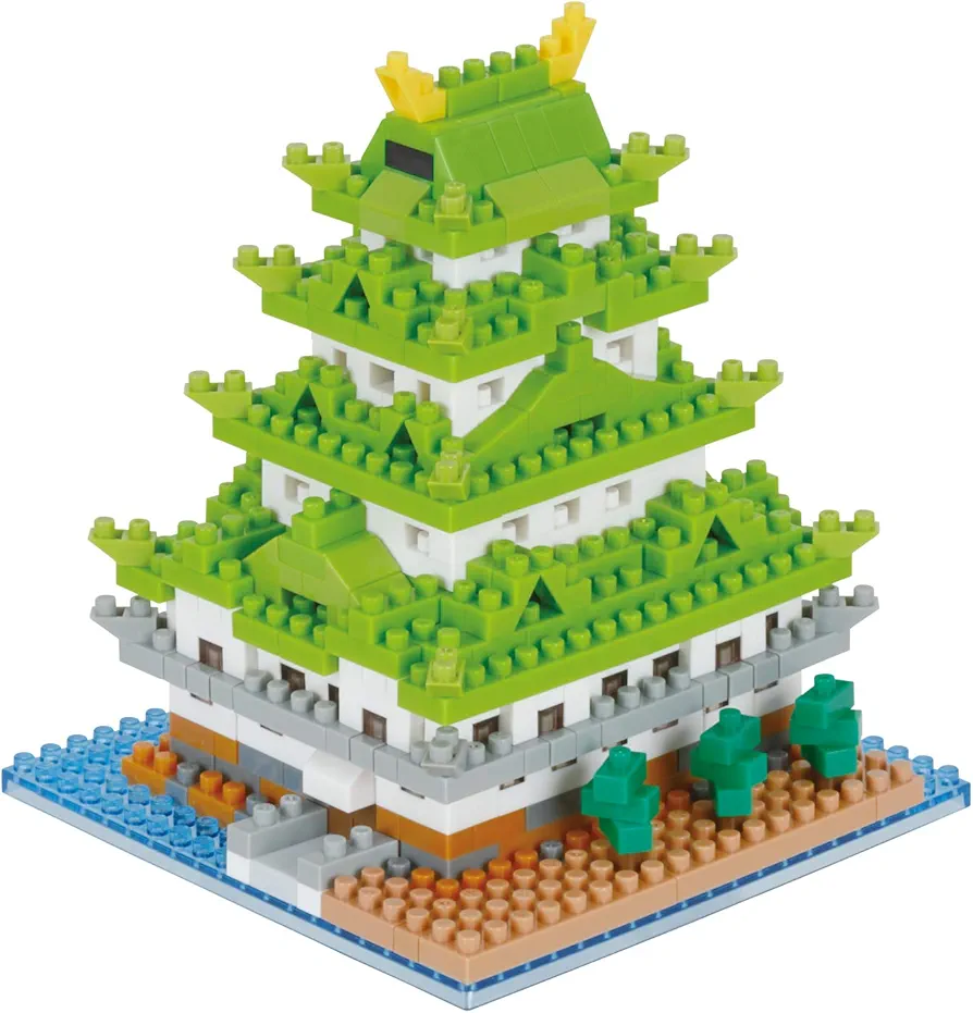 nanoblock - World Famous Buildings - Nagoya Castle, Sight to See Series Building Kit