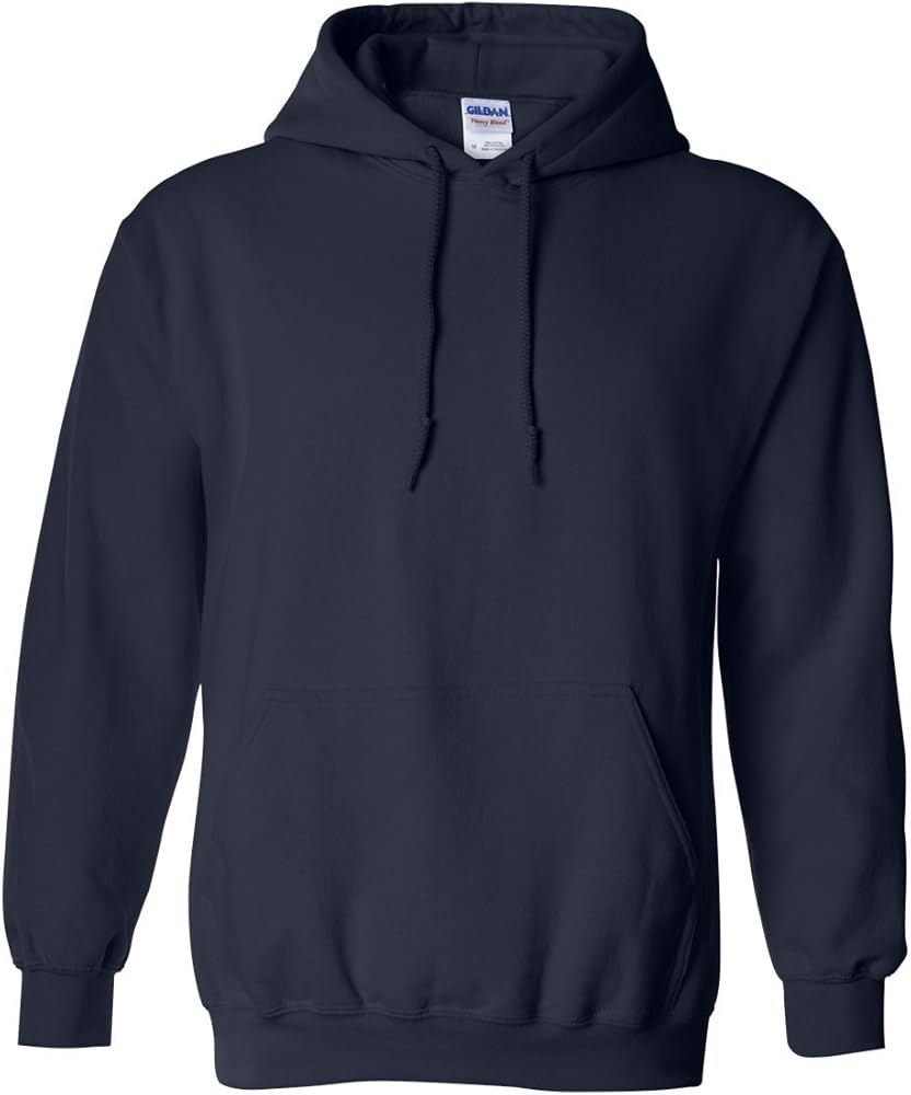 Gildan Men's Fleece Hooded -Sweatshirt, Style G18500 Dark True Navy