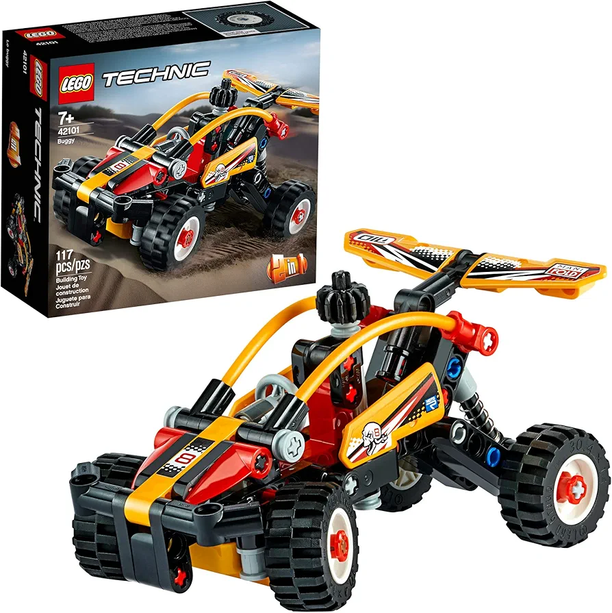 LEGO Technic Buggy 42101 Dune Buggy Toy Building Kit, Great Gift for Kids Who Love Racing Toys, New 2020 (117 Pieces)