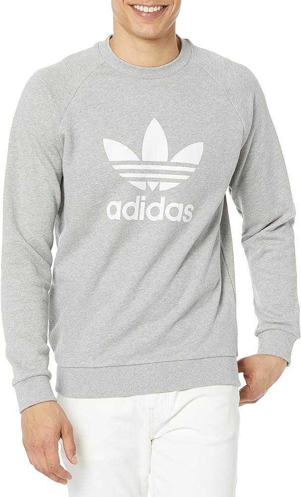 adidas Originals mens Adicolor Trefoil Crew Neck