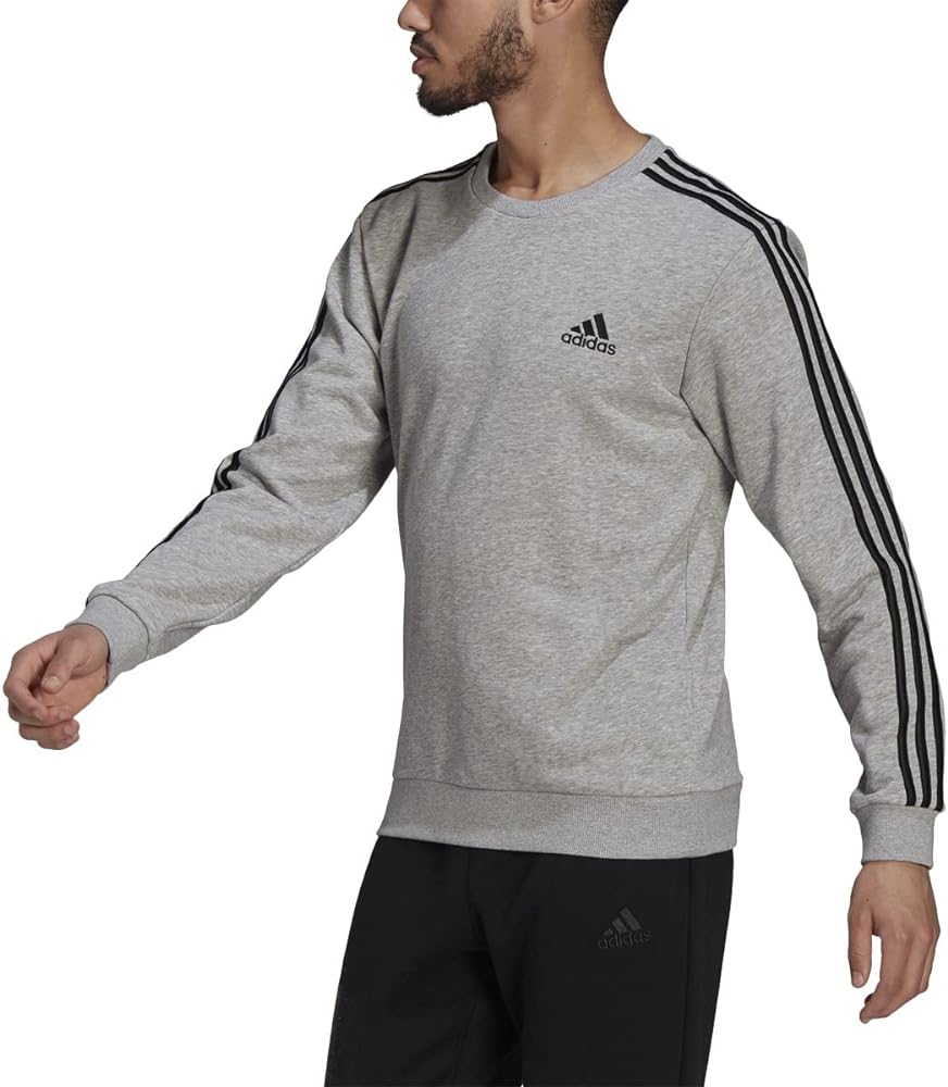 adidas Men's 3-Stripes French Terry Sweatshirt