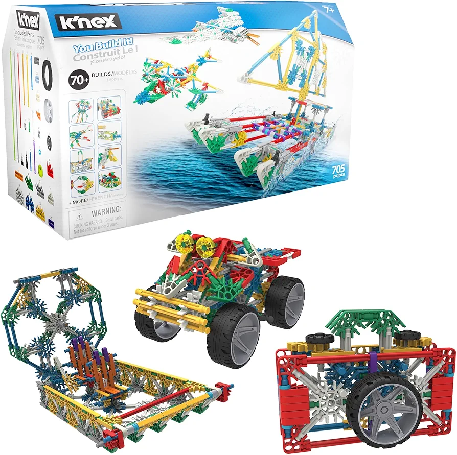 K’NEX Imagine: 70 Model Building Set – 705 Pieces, STEM Learning Creative Construction Model for Ages 7+, Interlocking Building Toy for Boys & Girls, Adults - Amazon Exclusive