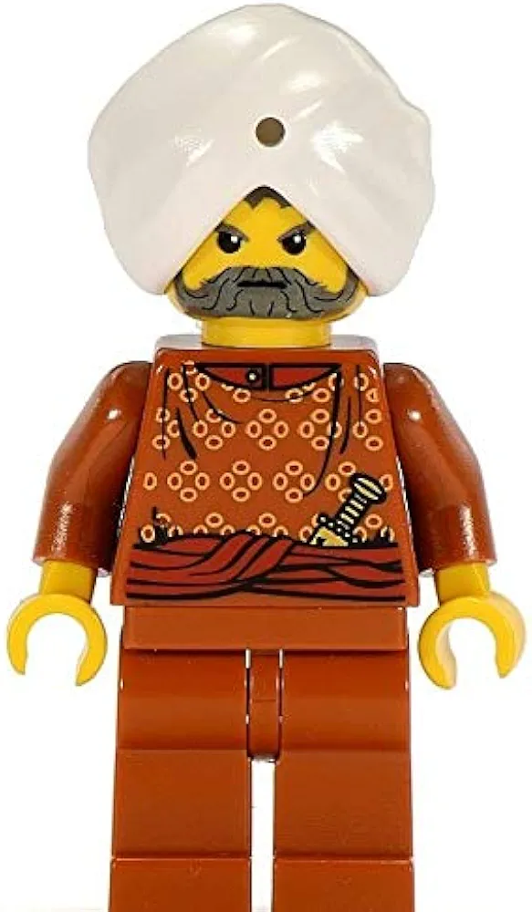 LEGO Adventurers Maharaja Lallu Minifigure from Scorpion Palace (Orient Expedition)