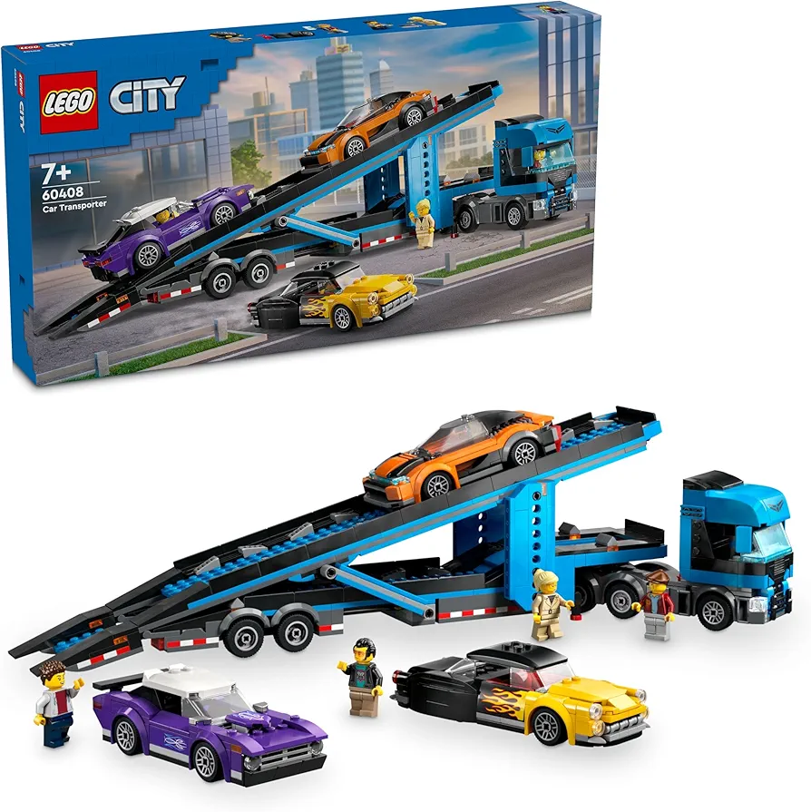 LEGO 60408 City Autotransporter mit Sportwagen