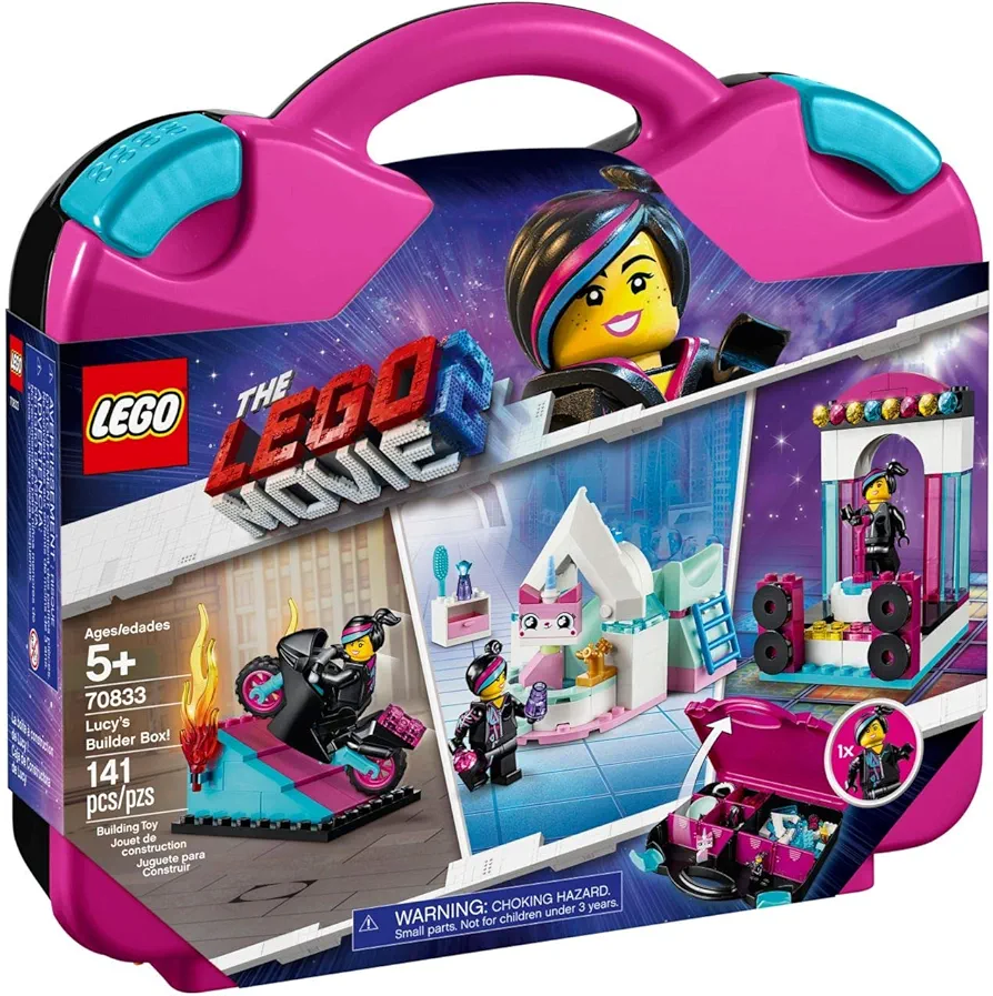 LEGO 70833 Movie 2 Lucy’s Builder Box Building Kit, Colourful